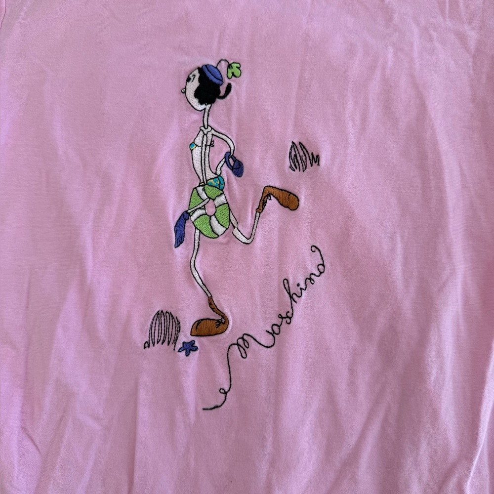 Moschino Mare Popeyes Embroidered Tee🤍 - Picture 2 of 7